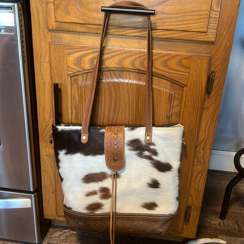 Myra cowhide tote